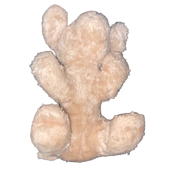 Soft Beige Plush Puppy Dog Stuffed Animal Toy - Picture 6 of 7